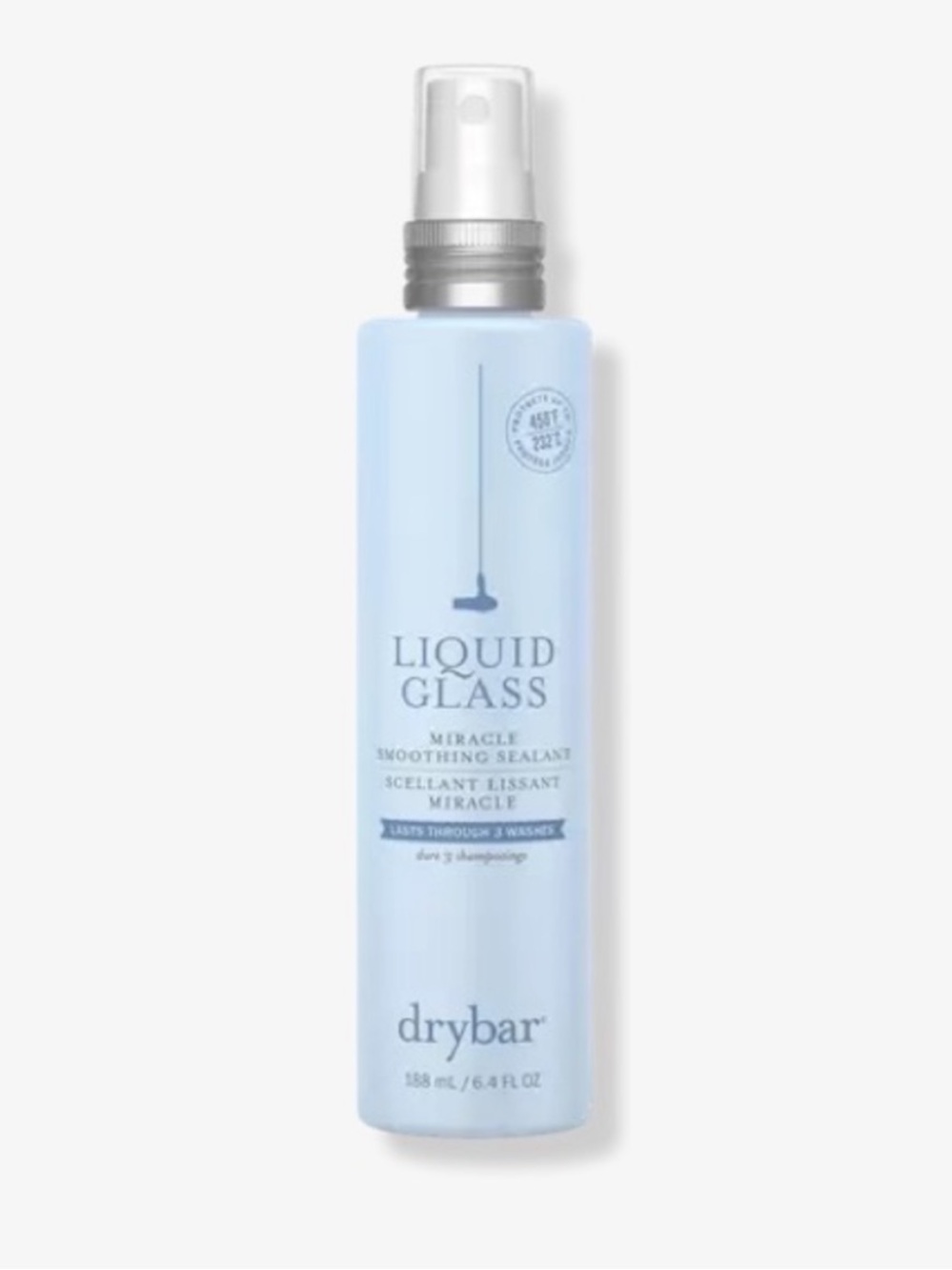 Drybar Liquid Glass Miracle Smoothing Sealant Heat Protectant Frizz 6.4 oz NEW